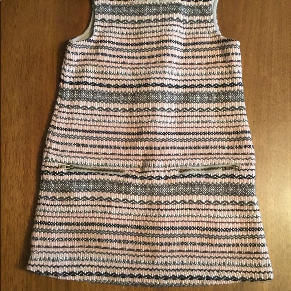 OSH KOSH Grey & Pink Striped Tweed Jumper Sz 4T - Picture 1 of 6